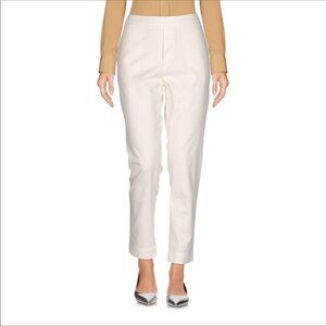 Sibel Saral Cropped White Pants